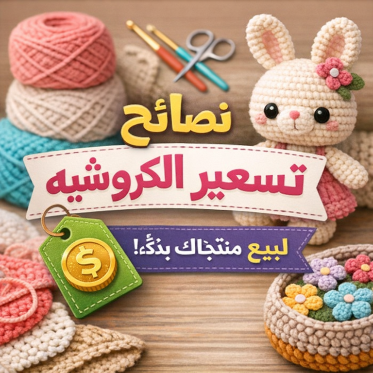 تسعير منتجات الكروشيه بطريقة صحيحة